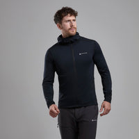 Protium Lite Hooded Fleece Jacket para hombre en Black, vista frontal