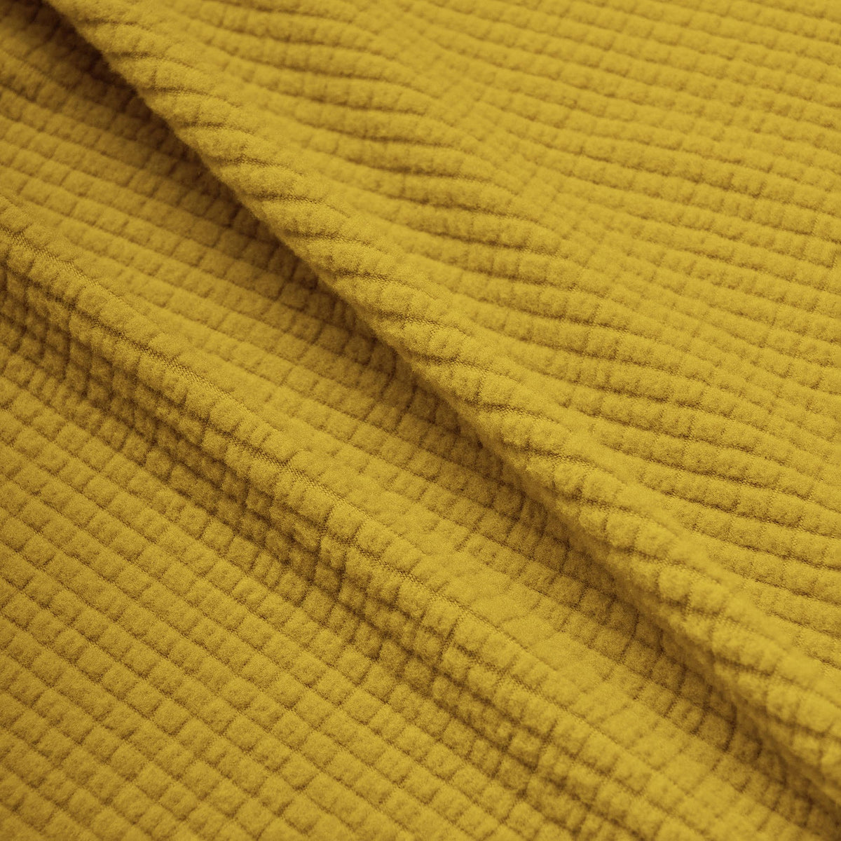 Protium Lite Hooded Fleece Jacket para hombre en Ginkgo Gold, detalle del tejido