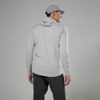 Protium Lite Hooded Fleece Jacket para hombre en Platinum, vista trasera