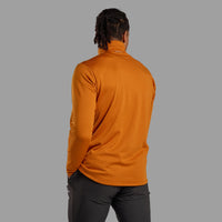 Montane Protium Fleece Pull-On para hombre en Amber vista trasera