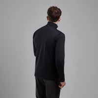 Montane Protium Fleece Pull-On para hombre en Black vista trasera