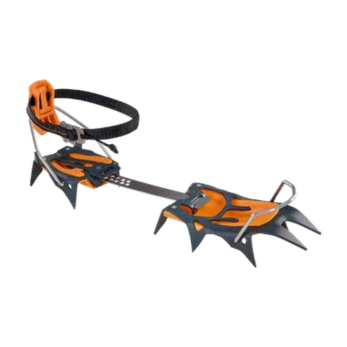 Crampones SKYLOTEC Raide Automatic sobre fondo blanco
