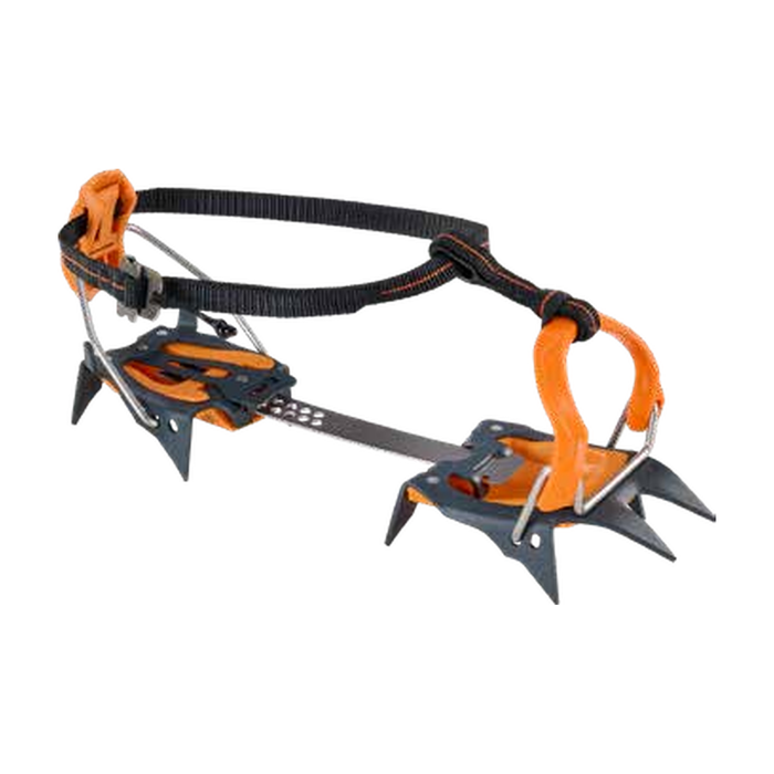 Crampones SKYLOTEC Raide Semiautomatic sobre fondo blanco