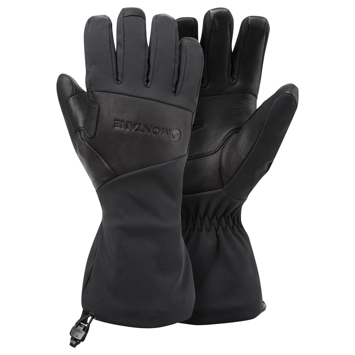 Supercell Waterproof Gloves negros, vista frontal