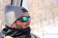 SINNER Whitepass II (Negro Brillante) — Gafas de sol para esquí con lente SINTRAST® Snow Cat. 3