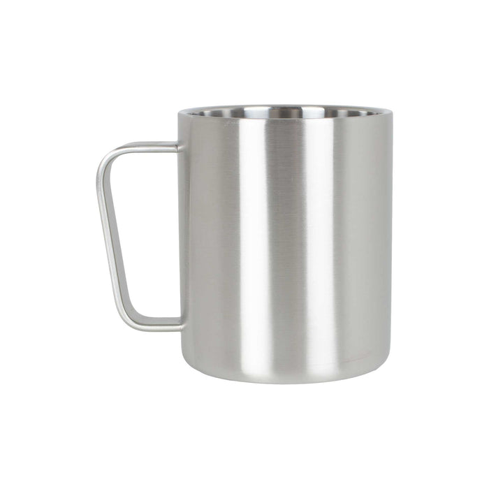 Taza de camping Lifeventure de acero inoxidable