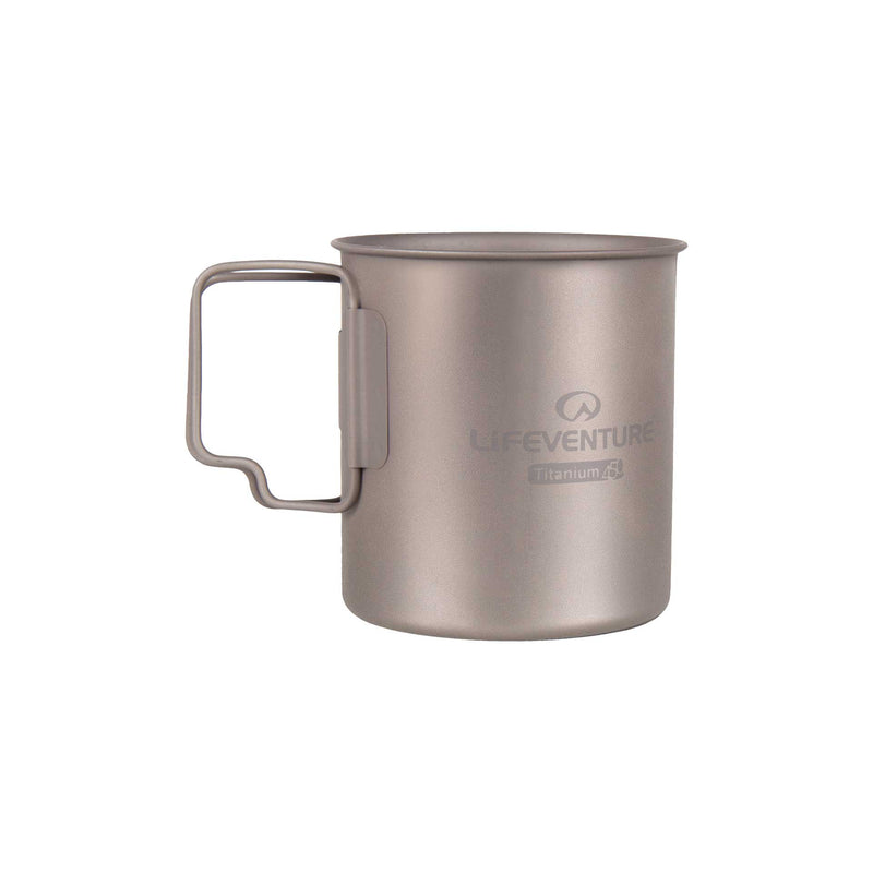 Taza Lifeventure de titanio de 450 ml