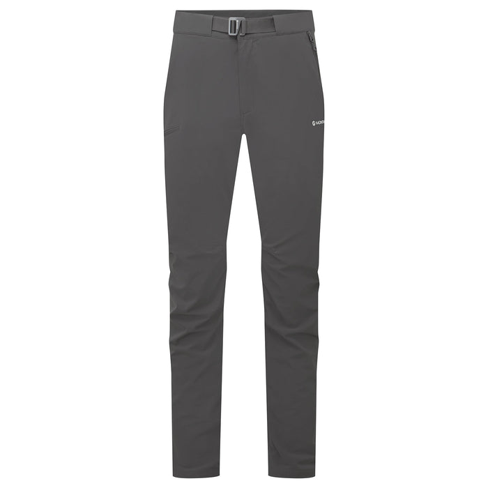 Pantalón Tenacity Softshell para hombre en color Midnight Grey, vista frontal